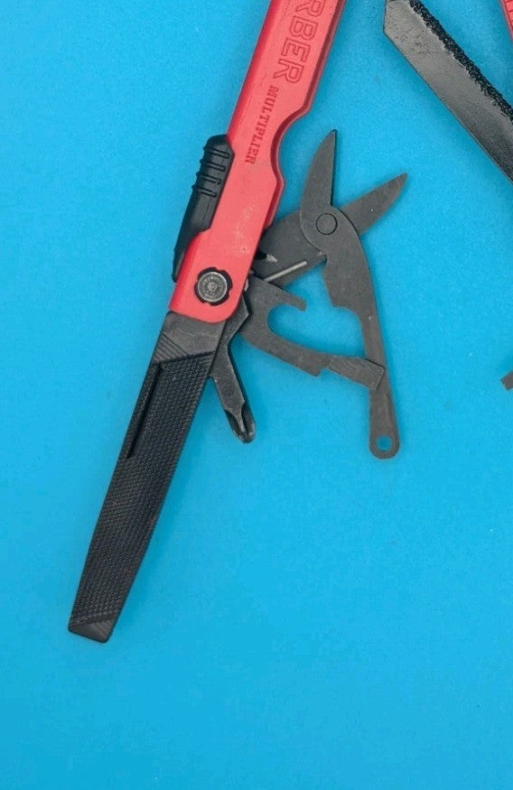Gerber MP600 Black Oxide Multi-Tool Needle Nose Pliers! RED & BLACK! SNAP ON!