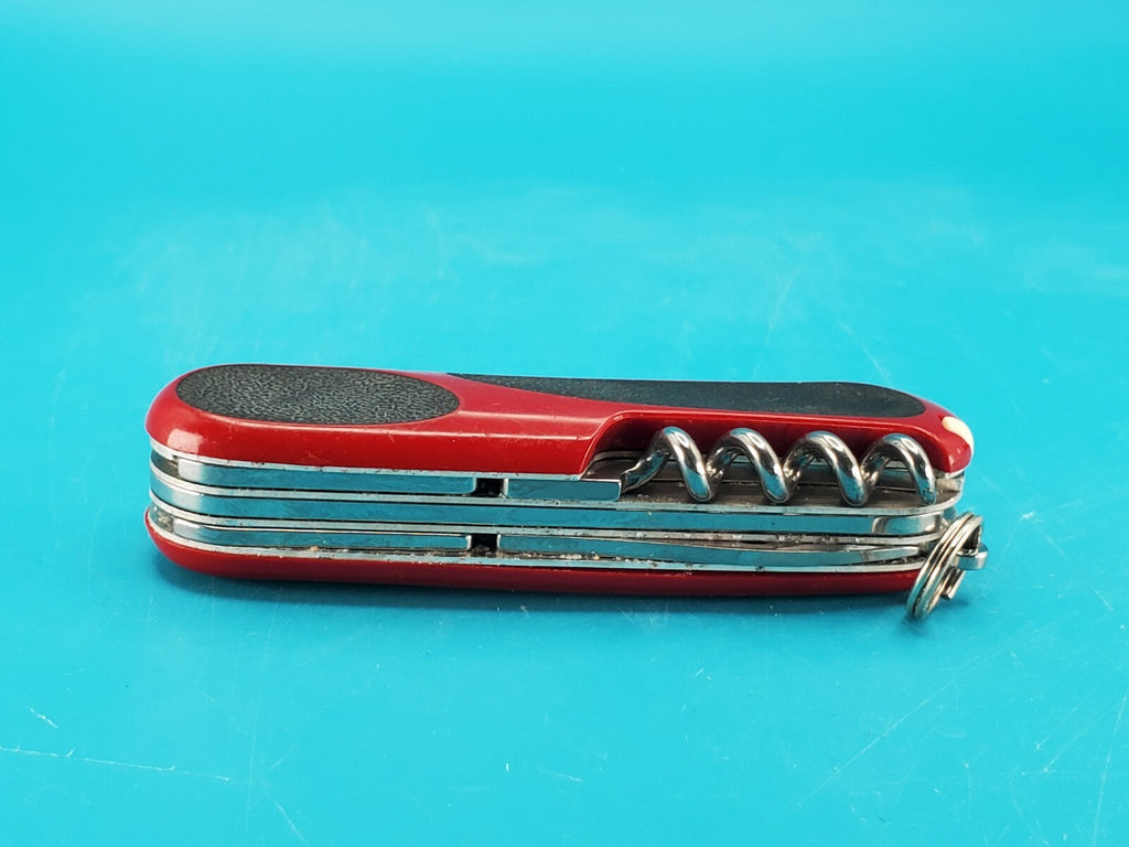 Victorinox Delemont EVOGRIP 14 Red & Black Swiss Army Knife Multi Tool!