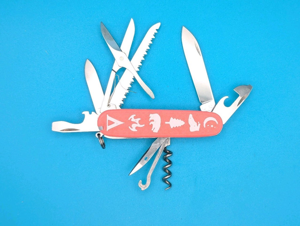 Custom Victorinox Huntsman Glow in the Dark Swiss Army Knife Multi Tool!
