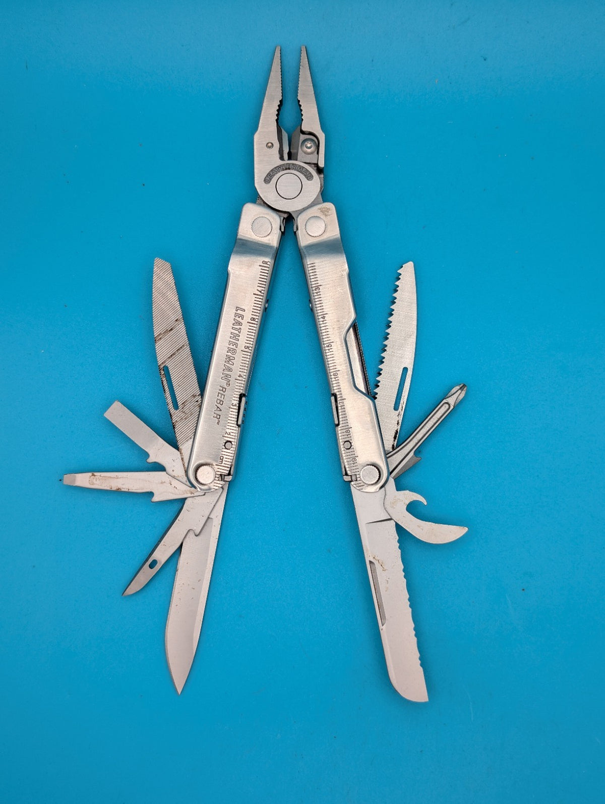 Leatherman Rebar Multi-Tool! Stainless! With Sheath!