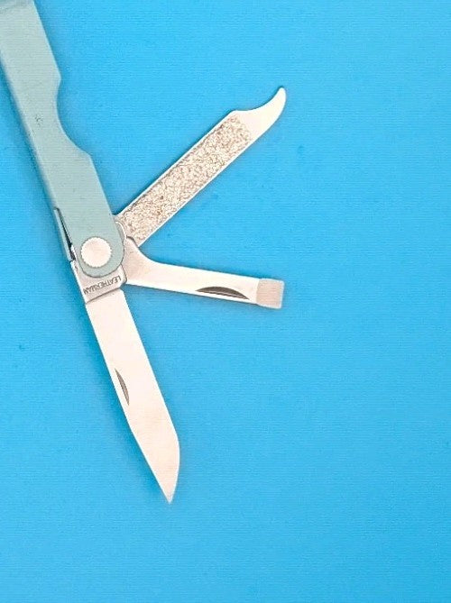 Leatherman Micra Multi-Tool, Knife, Scissors, Key Ring, Teal!