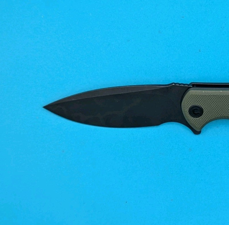 Civivi Mini Praxis Flipper Pocket Knife Liner Lock Plain Edge Blade! Olive Green