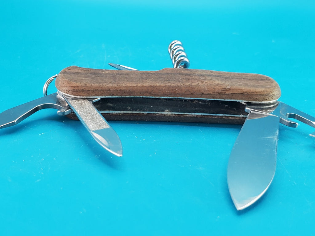 Victorinox Delemont EvoWood 10 85mm Swiss Army Knife Multi-Tool!