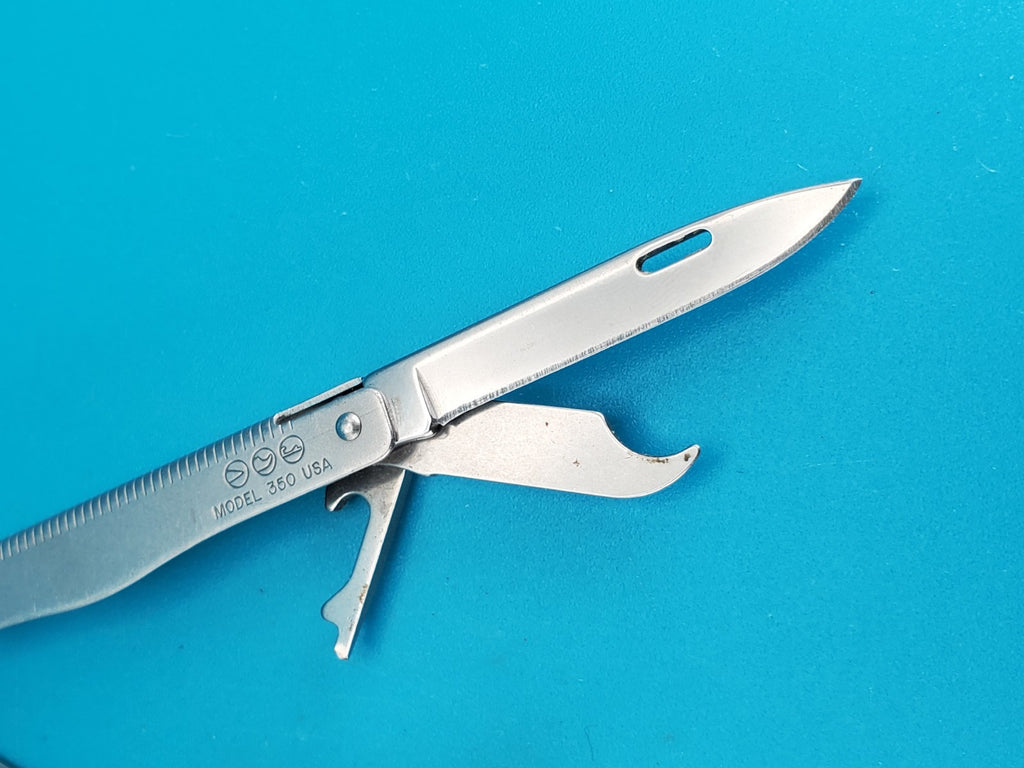 BUCK USA BUCK MINI BUCK MULTI TOOL 350! RETIRED COLLECTIBLE! WITH SHEATH!