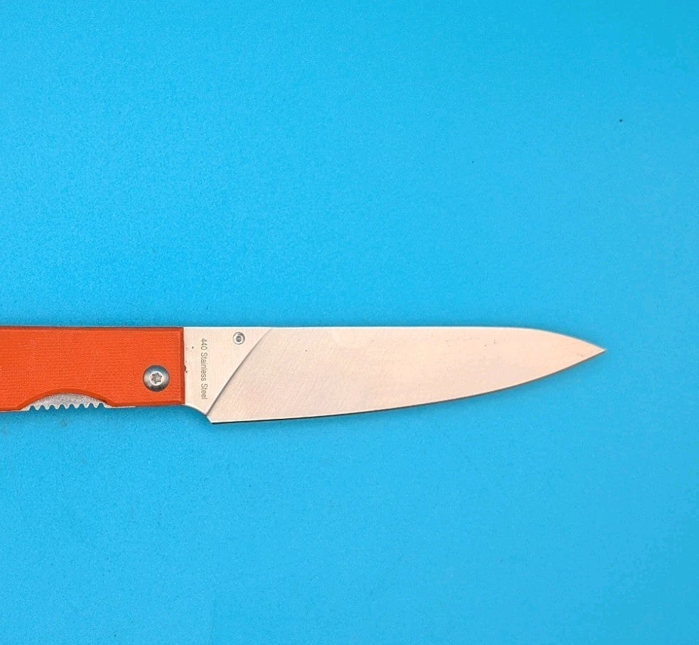 Miki Kitchen Knife Micarta Handle 440A Stainless Steel Blade Made In Japan