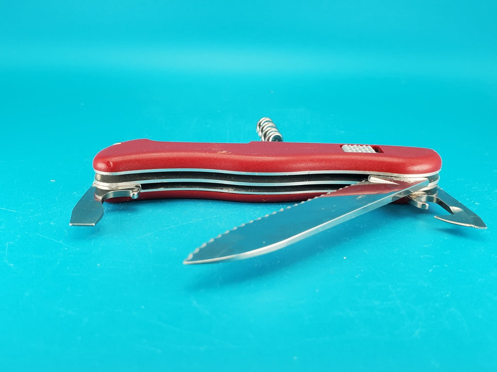 Victorinox Picnicker Red Swiss Army Knife Multi Tool! Original Slide Lock!