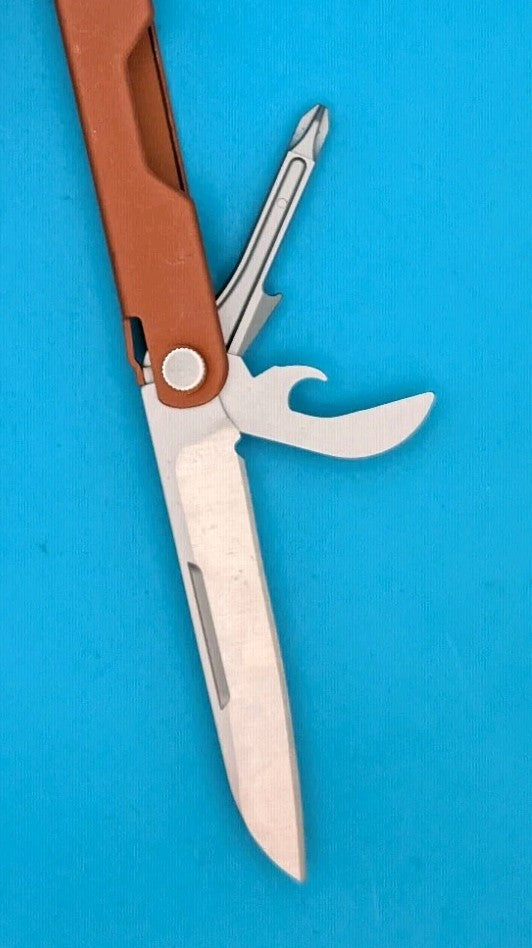 LEATHERMAN Bond Multitool, Stainless Steel Everyday Tool! With Sheath!