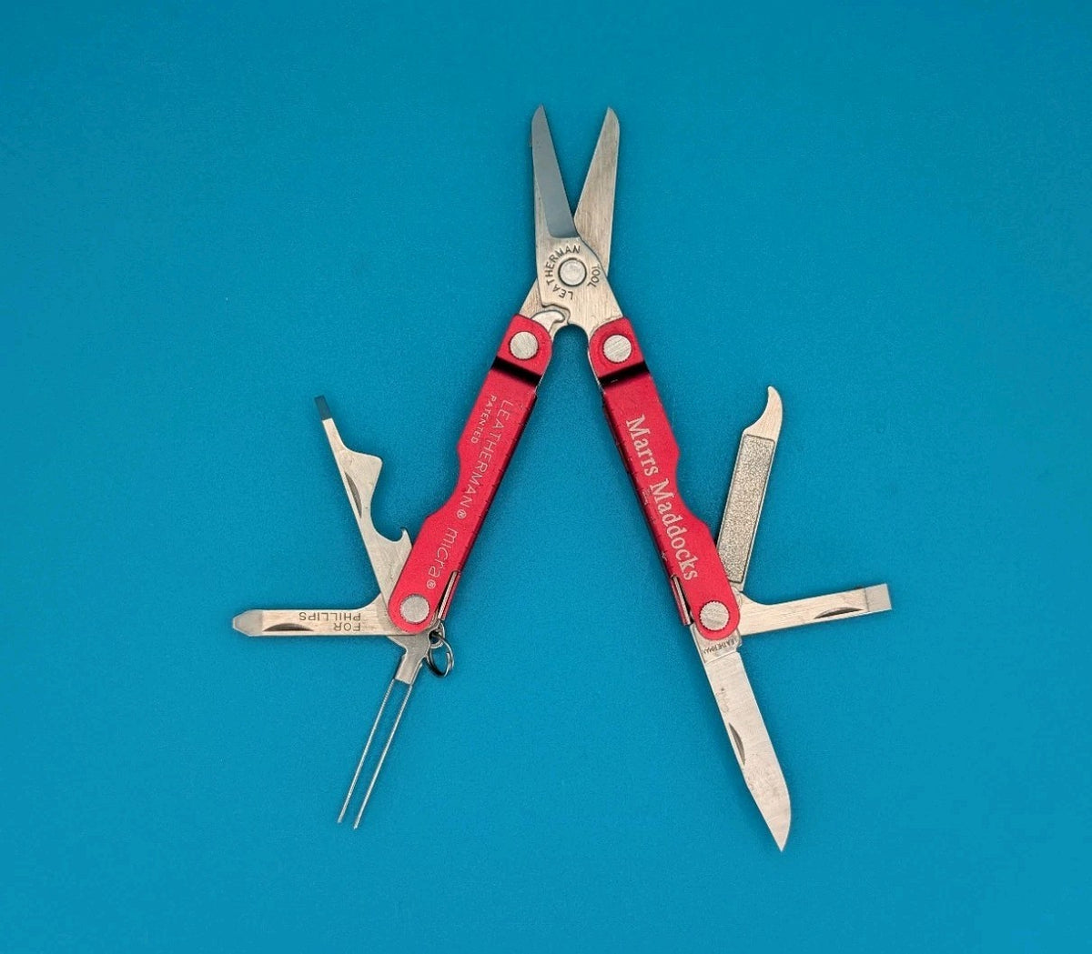 Leatherman Micra Multi-Tool Knife Scissors Key Ring! MIXED COLORS! LOT OF 5!