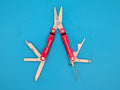 Leatherman Micra Multi-Tool, Knife, Scissors, Key Ring, Red! *MAXON MOTOR*