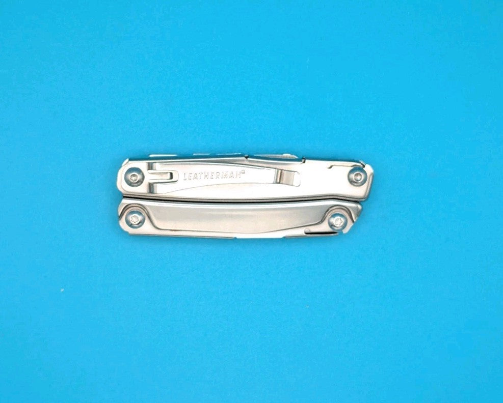Leatherman Rev 3.8" Multi-Tool, Stainless! With Sheath!