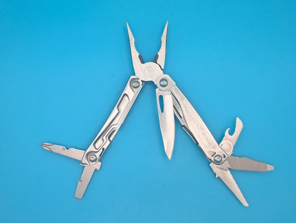 Leatherman Bolster 13 Tool Stainless Steel Multi-Tool! With Sheath!