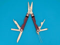 Leatherman Micra Multi-Tool, Knife, Scissors, Key Ring, Maroon Red!