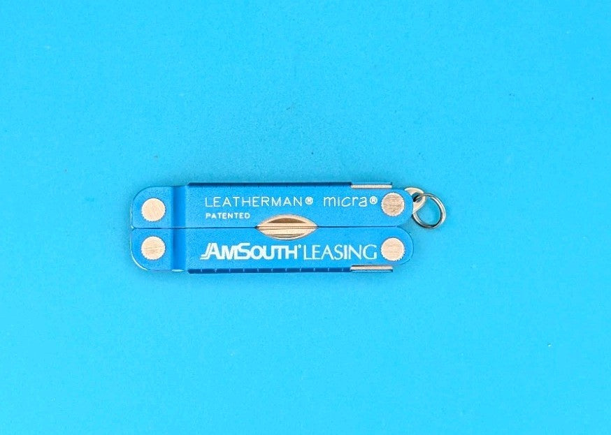 Leatherman Micra Multi-Tool, Knife, Scissors, Key Ring, Blue!