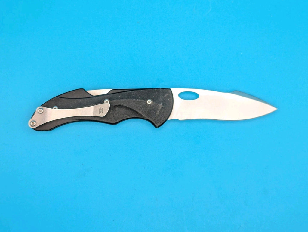 Buck Knife USA Fluid 289 Discontinued Drop Point 3” 420HC Satin Mid-Lockback!