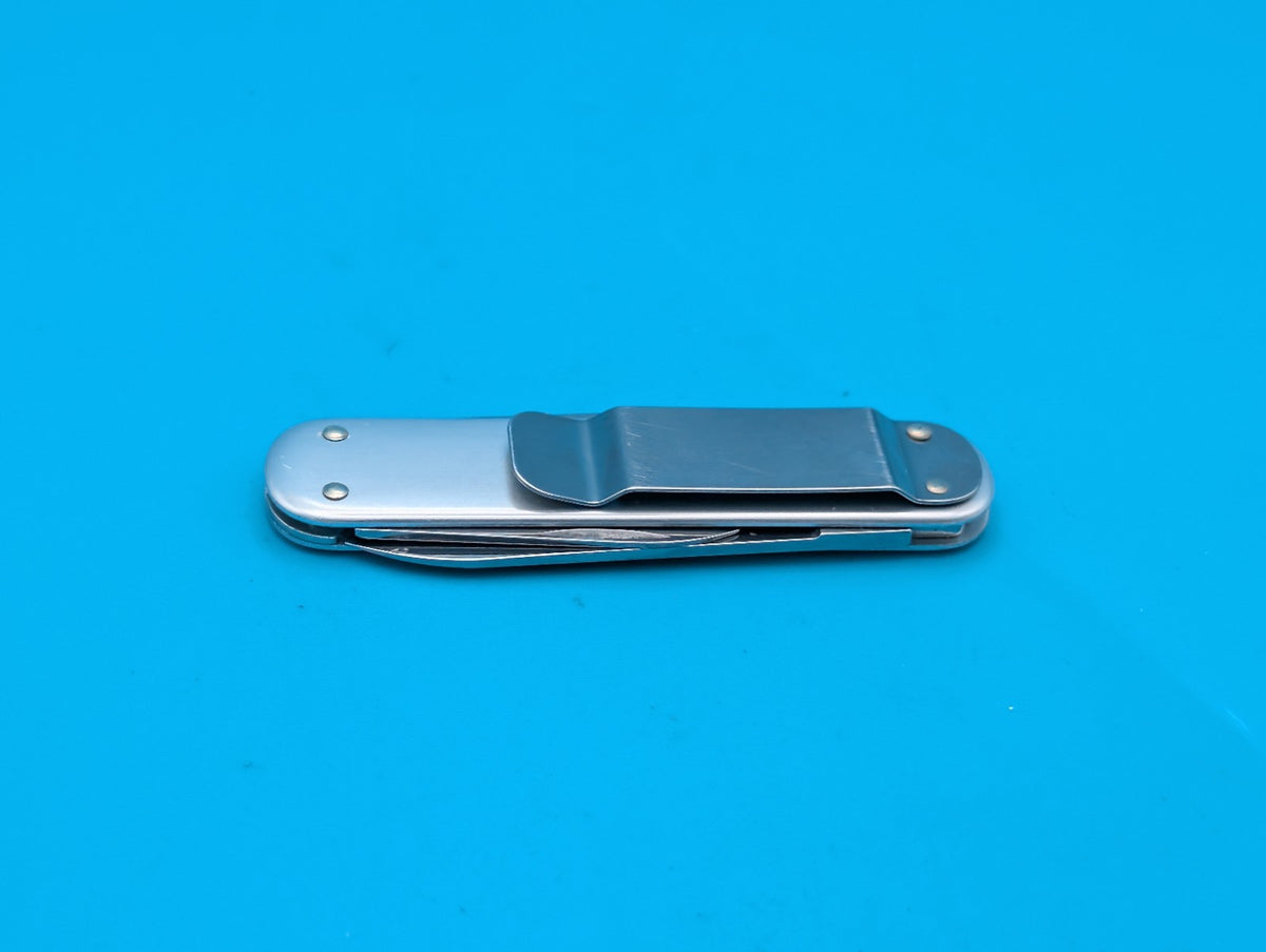 Victorinox Money Clip Silver Alox Swiss Army Knife Multi Tool! GILA RIVER CASINO