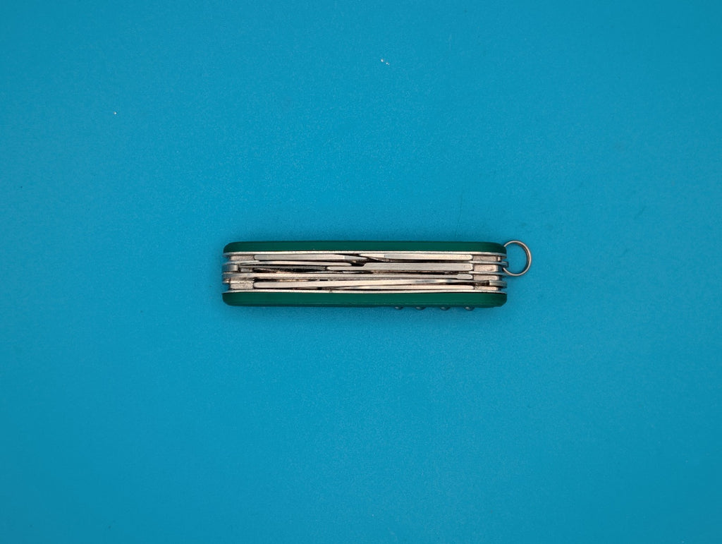 Custom Victorinox Huntsman Green & Black Swiss Army Knife Multi Tool!