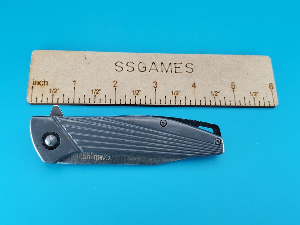 Camillus D2 Steel Flipper Open Pocket Knife!