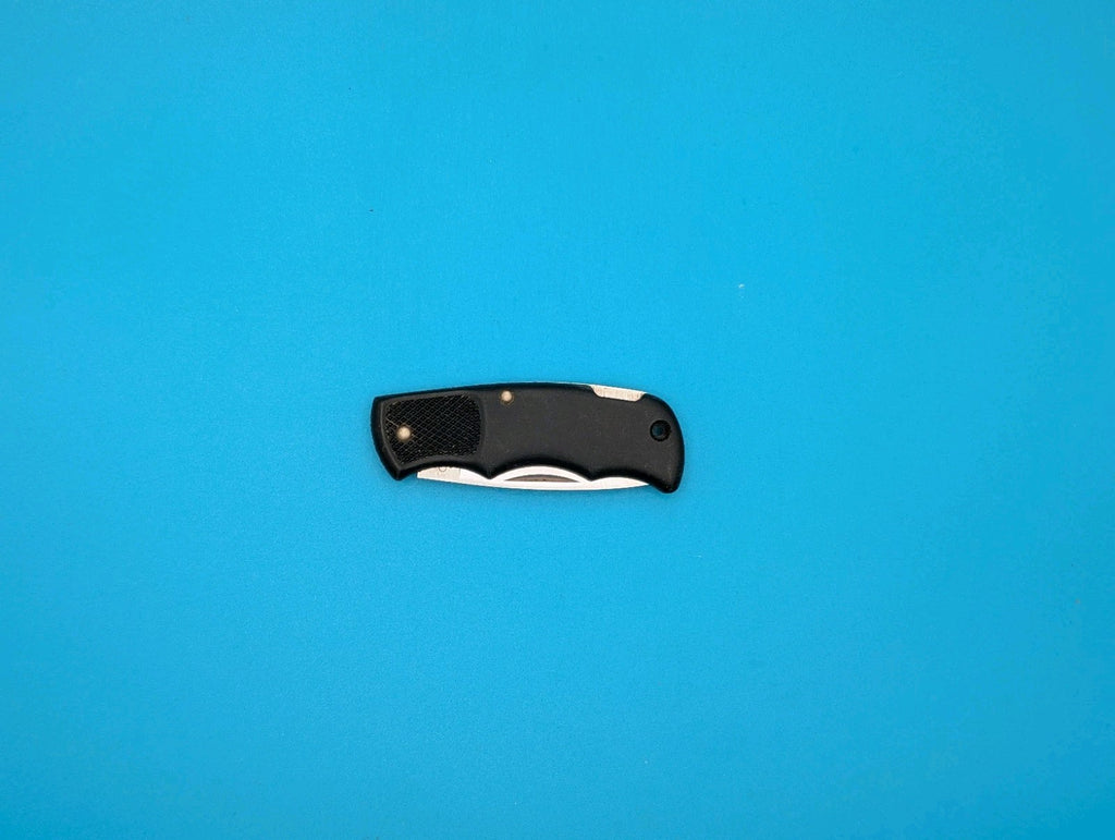Cutco 1886 Serrated Edge Blade USA Lockback Knife! Black Handle!