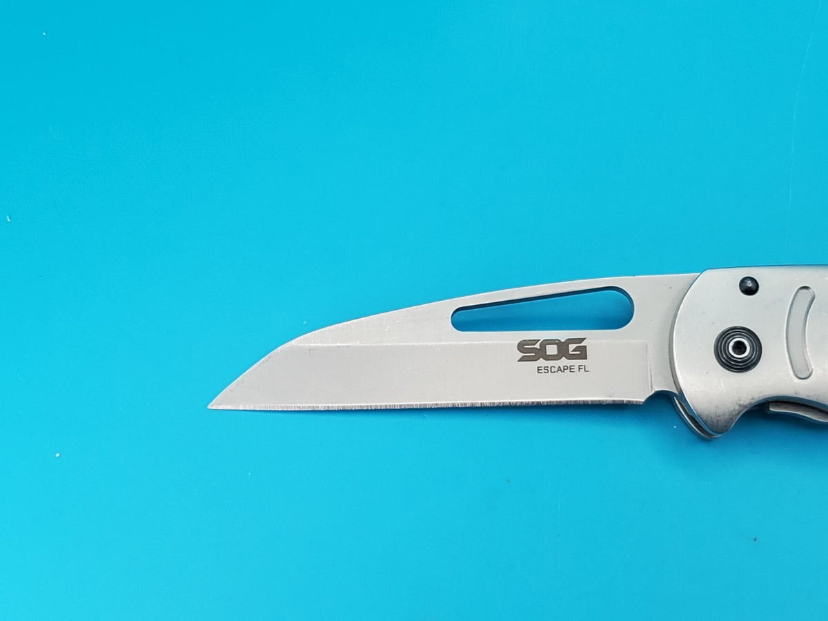 SOG Escape FL Stainless Folding Pocket Knife!