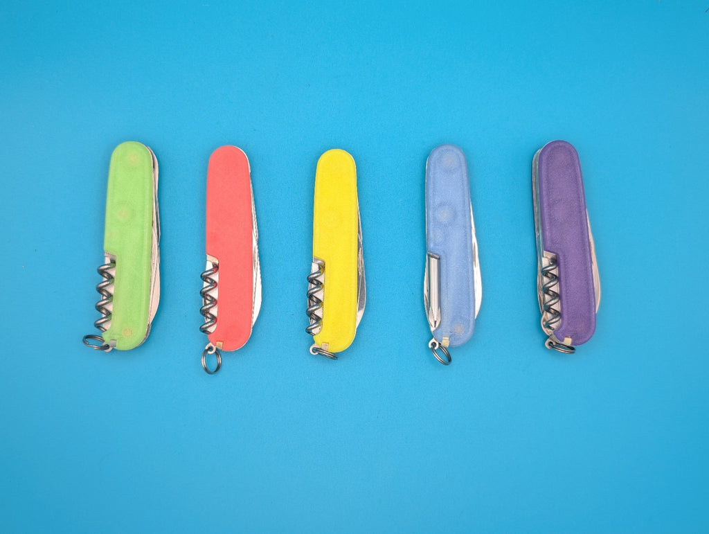Custom Victorinox Glow in the Dark Swiss Army Knife Multi Tool! LOT OF 5!