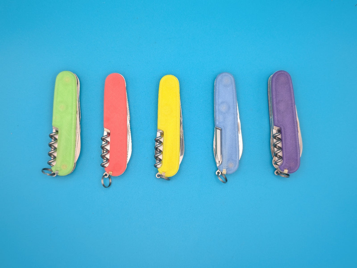 Custom Victorinox Glow in the Dark Swiss Army Knife Multi Tool! LOT OF 5!