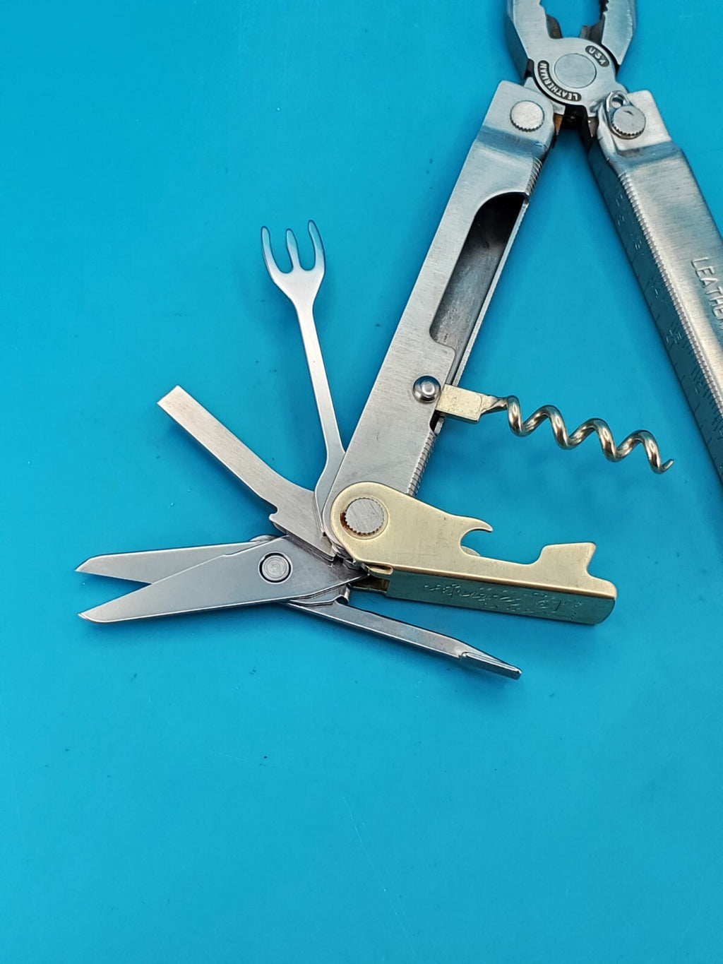 Leatherman Flair Multi-Tool Stainless Knife Pliers USA! With Sheath! 09/00 Date!