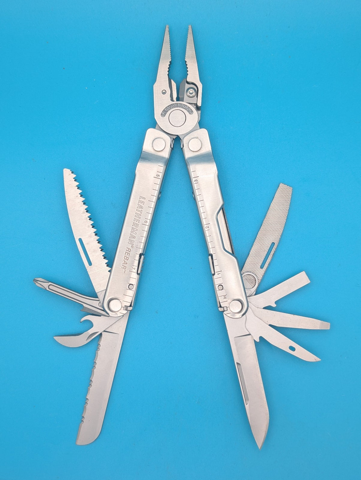 Leatherman Rebar Multi-Tool! Stainless! With Sheath!