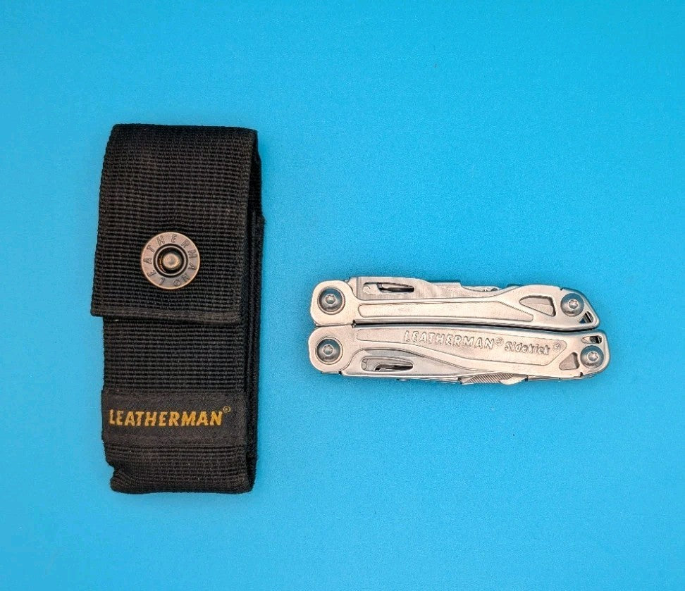 Leatherman Sidekick Multi-Tool, Knife, Pliers, Saw, Stainless! With Sheath!
