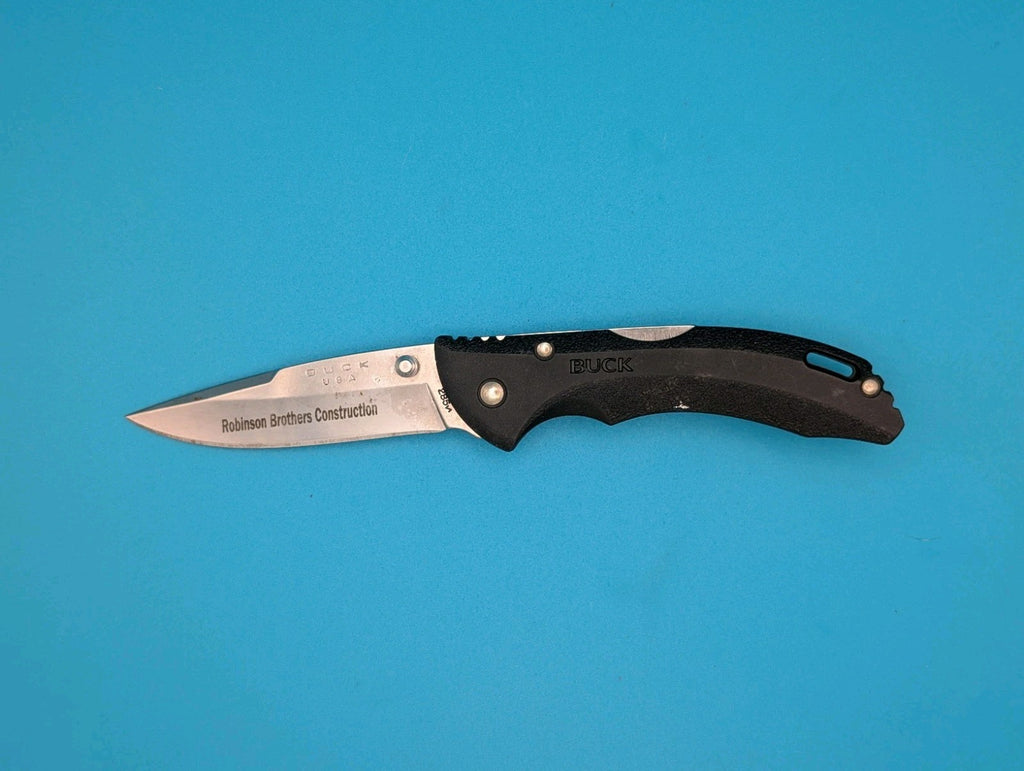 Buck USA 285 Black Lockback Folding Pocket Knife! 2023 DATE!