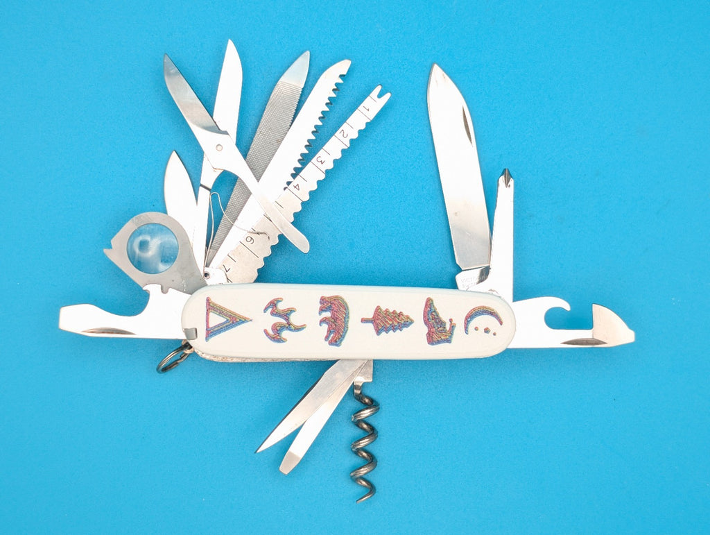 Victorinox Champion Swiss Army Knife Multi Tool! CUSTOM SCALES!