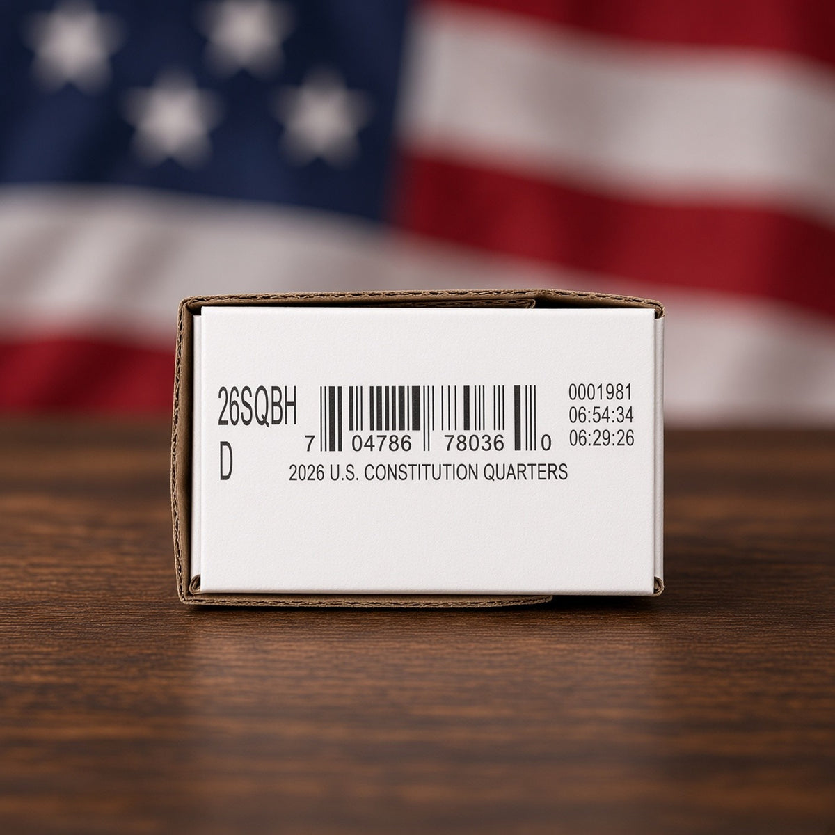 2026-D US Constitution Quarter $25 Mint Bag Denver 100 Coins Unc America 250