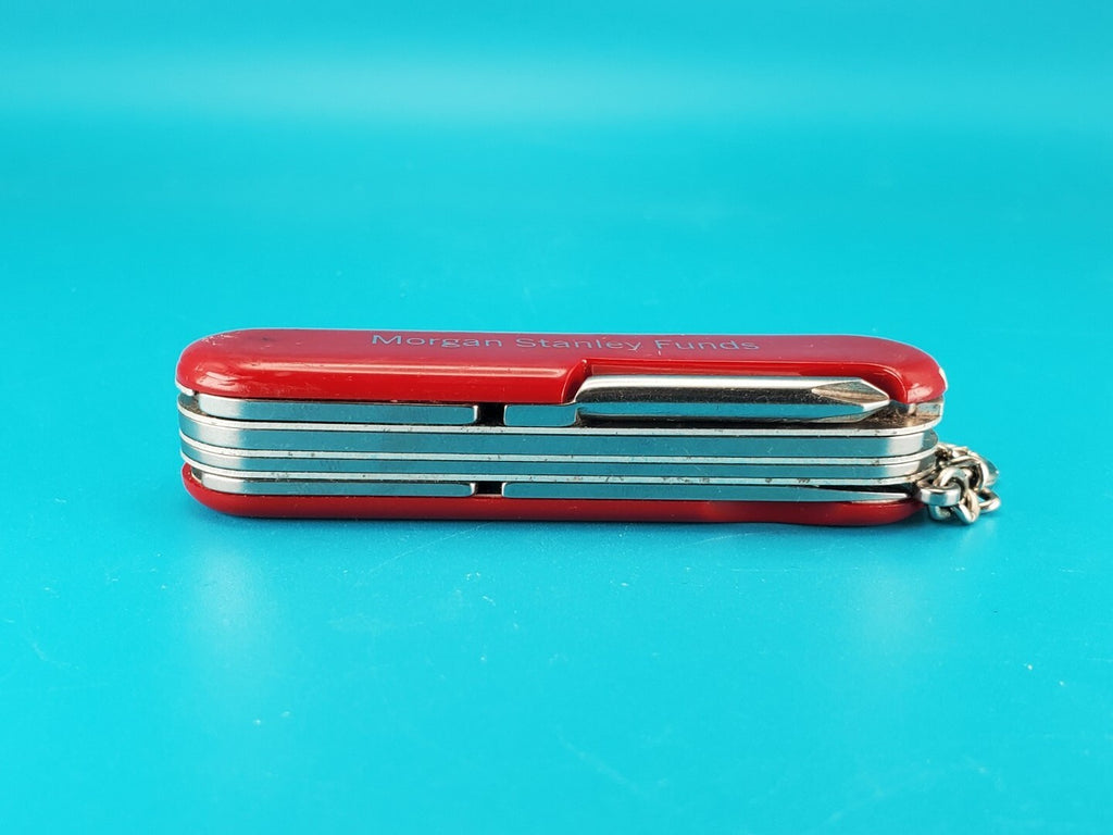Wenger Handyman Red Swiss Army Knife Multi Tool! *MORGAN STANLEY FUNDS*