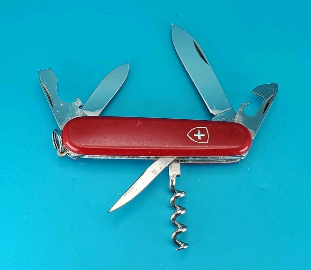 Vintage Victorinox Economy Recruit Swiss Army Knife Multi Tool, 84mm