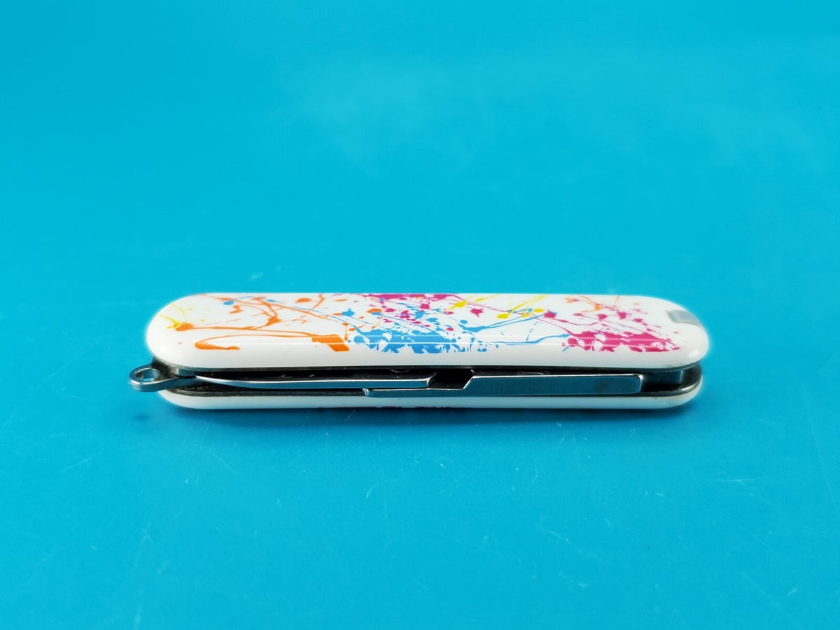 Victorinox Classic Limited Edition 2010 "Splatter" Swiss Army Knife Multi Tool!