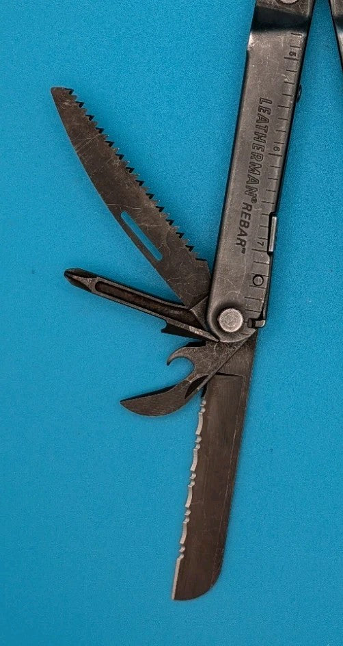 Leatherman Rebar Multi-Tool! Free Shipping! BLACK OXIDE!