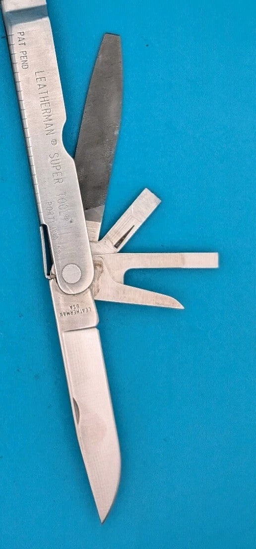 Leatherman Super Tool Multi Function Tool Pliers, Stainless, 05/98 Date