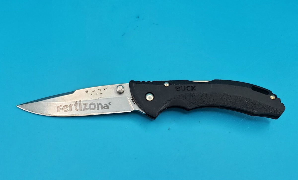 Buck USA 285 Black Lockback Folding Pocket Knife! FERTIZONA
