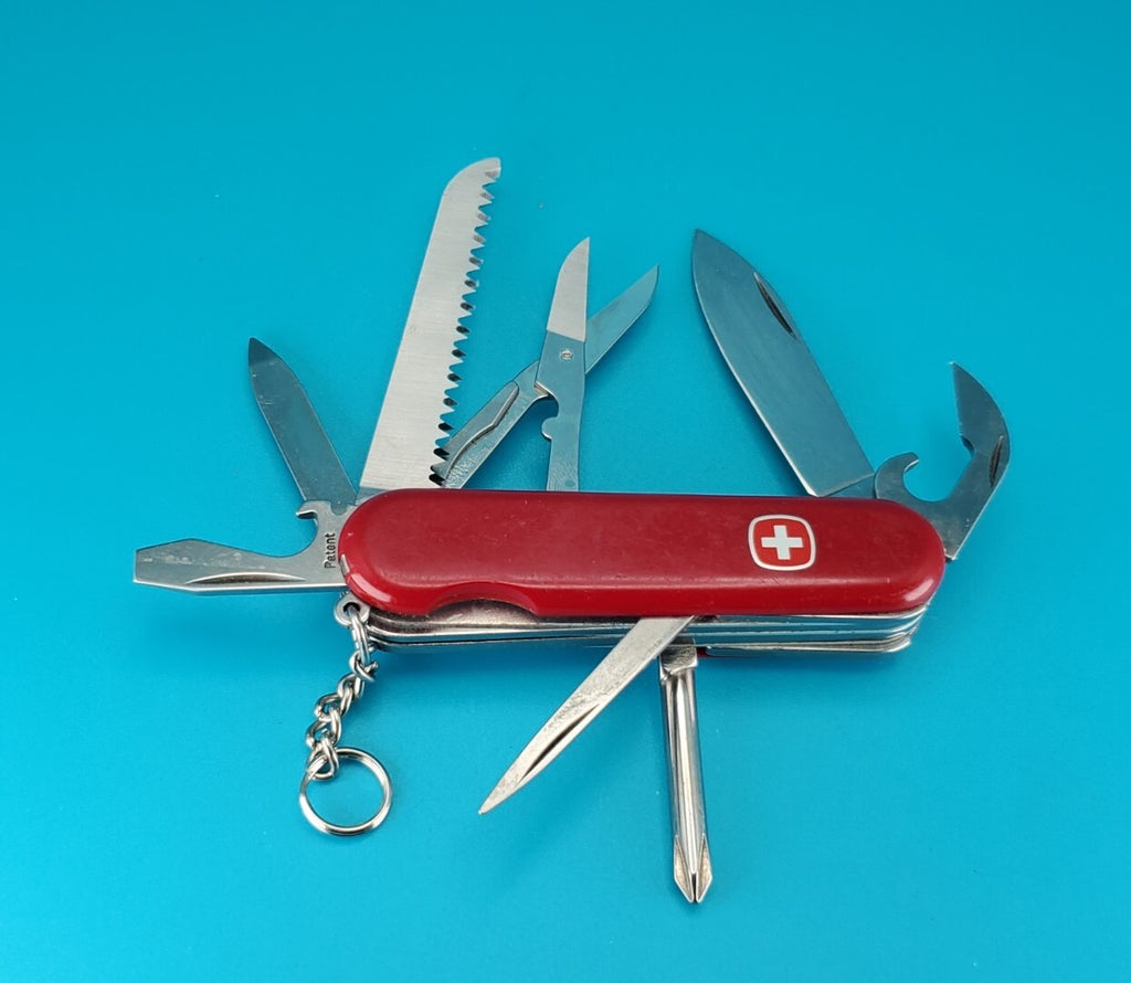 Wenger Handyman Red Swiss Army Knife Multi Tool! *MORGAN STANLEY FUNDS*