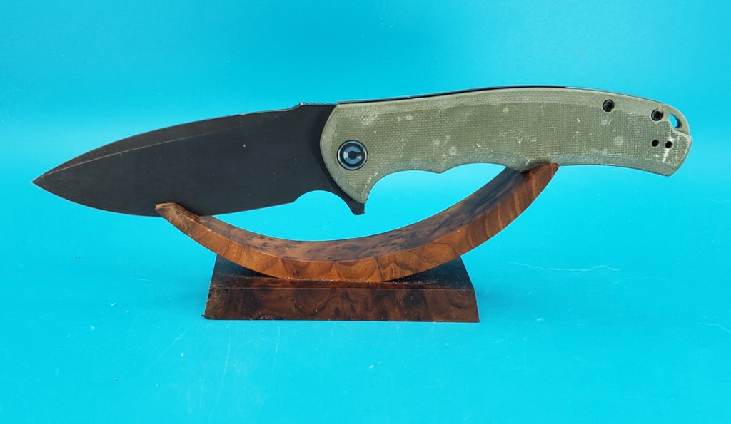 Civivi Praxis Flipper Pocket Knife Liner Lock Plain Edge Stonewashed Blade!