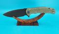 Civivi Praxis Flipper Pocket Knife Liner Lock Plain Edge Stonewashed Blade!