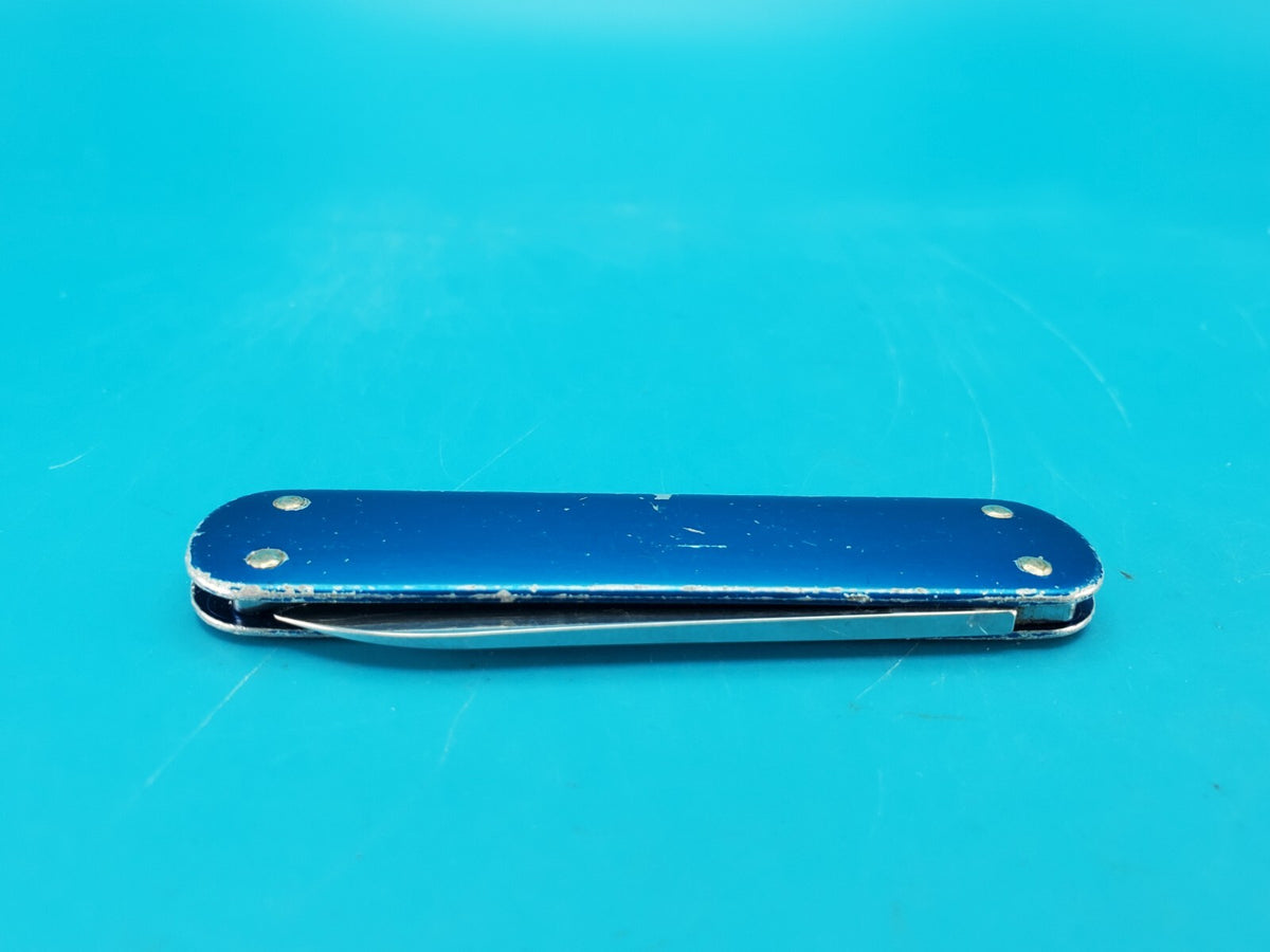 Victorinox 74MM Escort Smooth Blue Alox Swiss Army Knife Multi Tool!