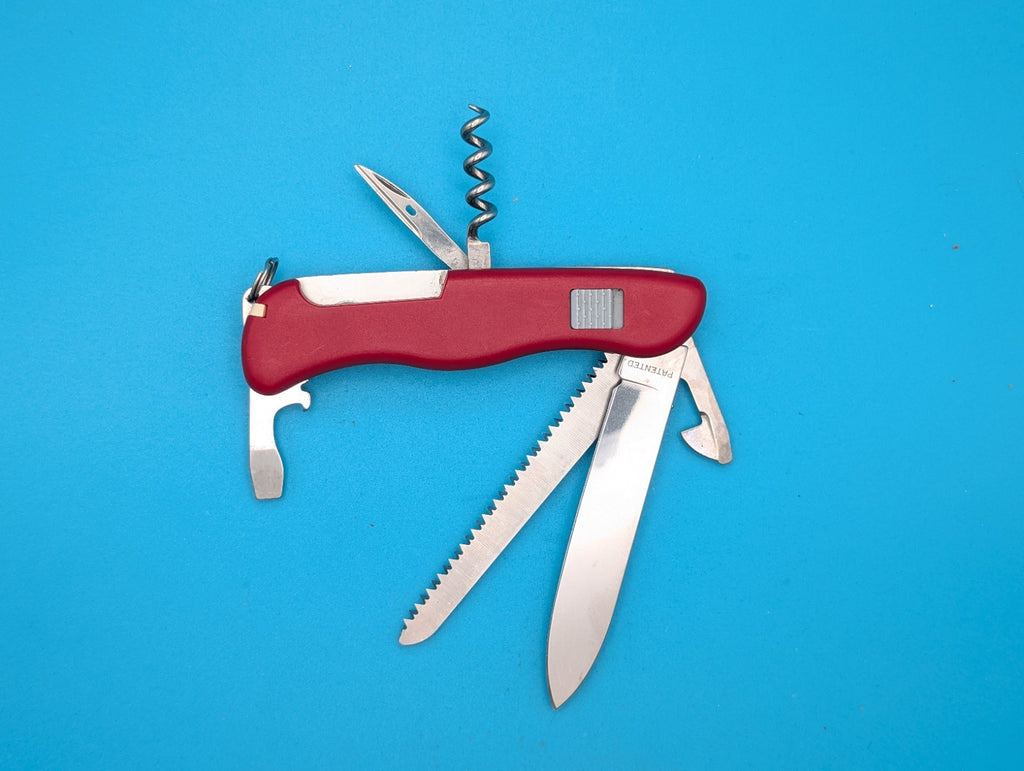 Victorinox Forester Red Original Slide Lock Swiss Army Knife Multi Tool! 111mm