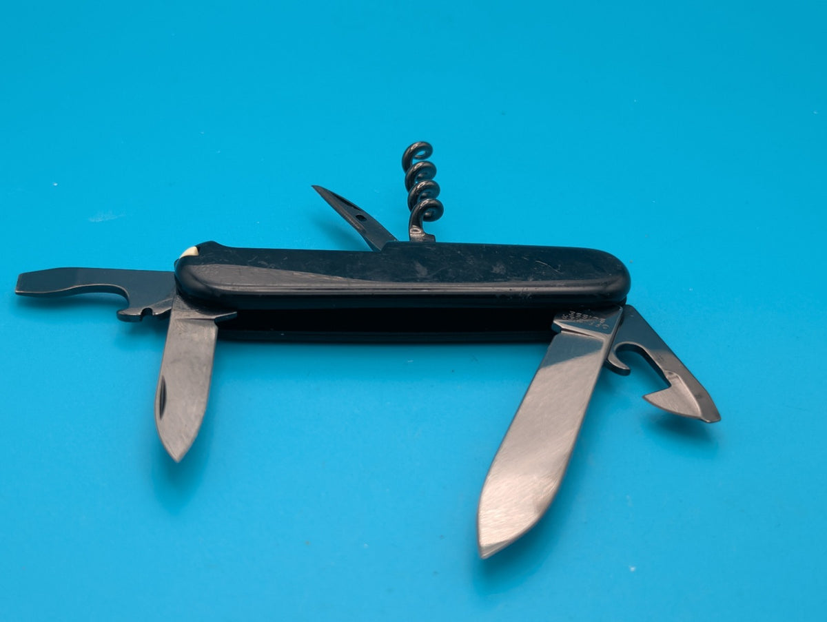 Victorinox Spartan Black Onyx Monochrome Swiss Army Knife Multi Tool!