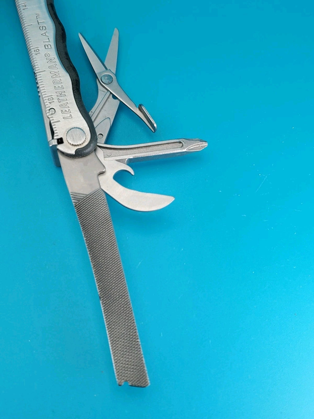 Leatherman Blast Multi-Tool, Retired Multitool w/ Knife Pliers, Dow Jones Index