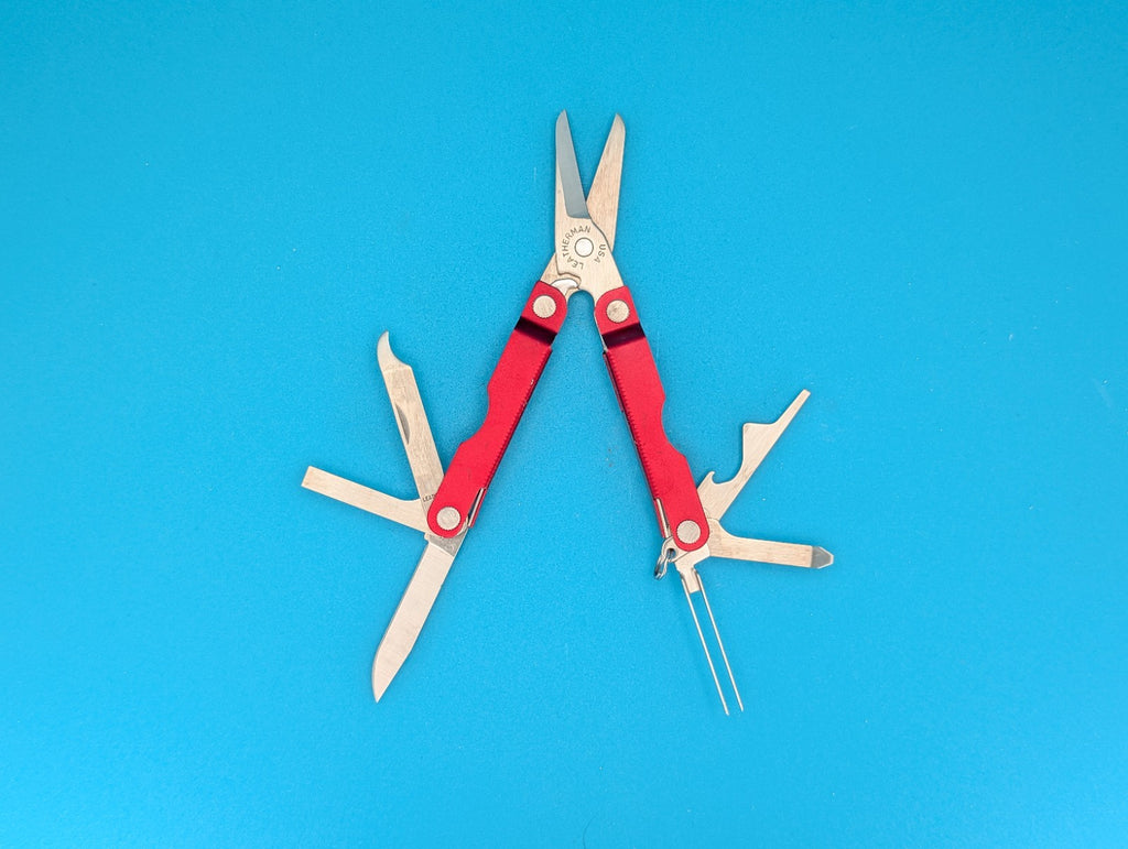 Leatherman Micra Multi-Tool Knife Scissors Key Ring! MIXED COLORS! LOT OF 5!