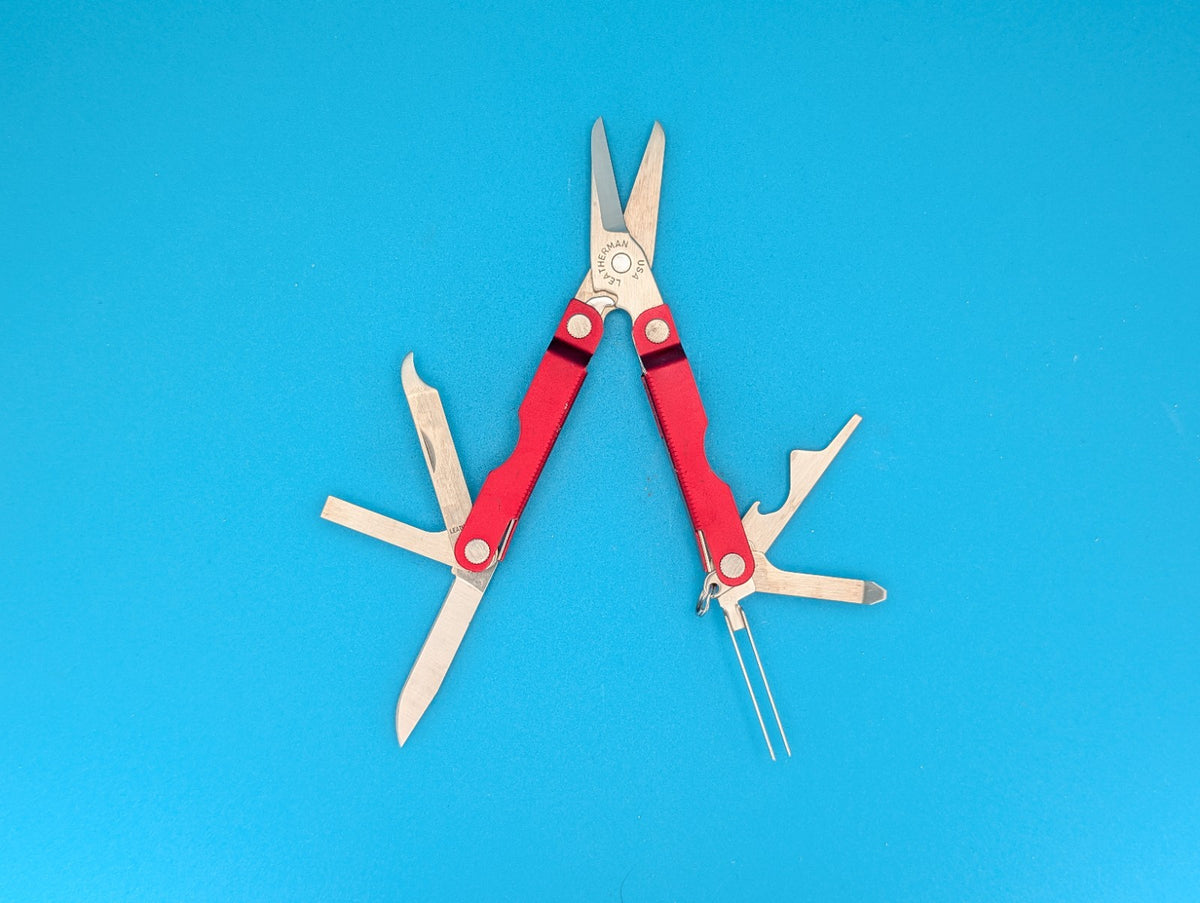 Leatherman Micra Multi-Tool Knife Scissors Key Ring! MIXED COLORS! LOT OF 5!