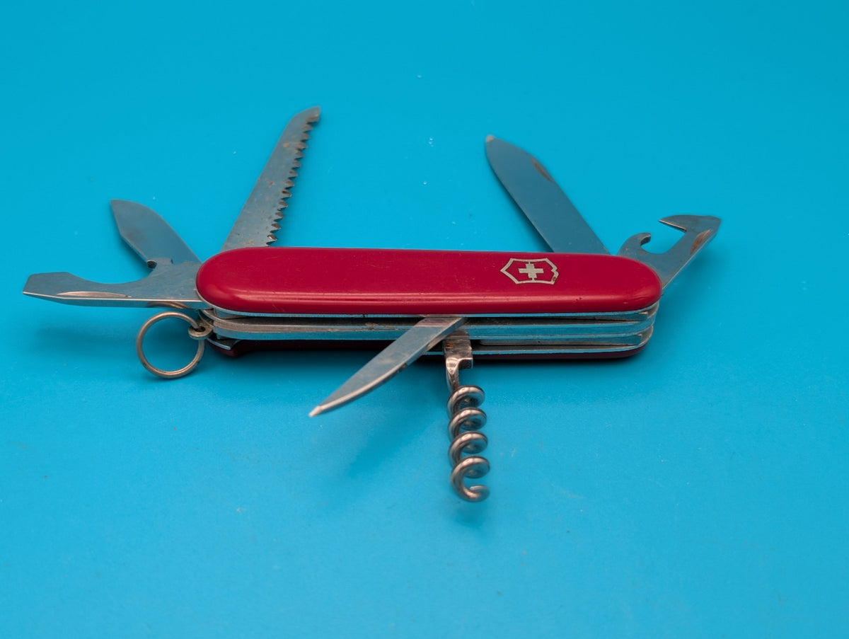 Vintage Victoria Victorinox Economy Camper Swiss Army Knife Multi Tool!