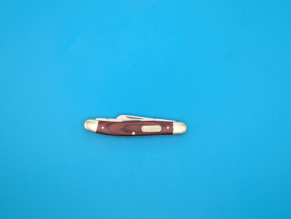 Vintage Three Blade LL Bean Folding Knife Made In Maine USA