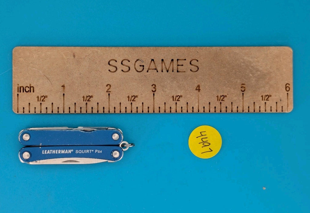 Leatherman SQUIRT PS4 Multi-Tool With Pliers Scissors Knife BLUE!