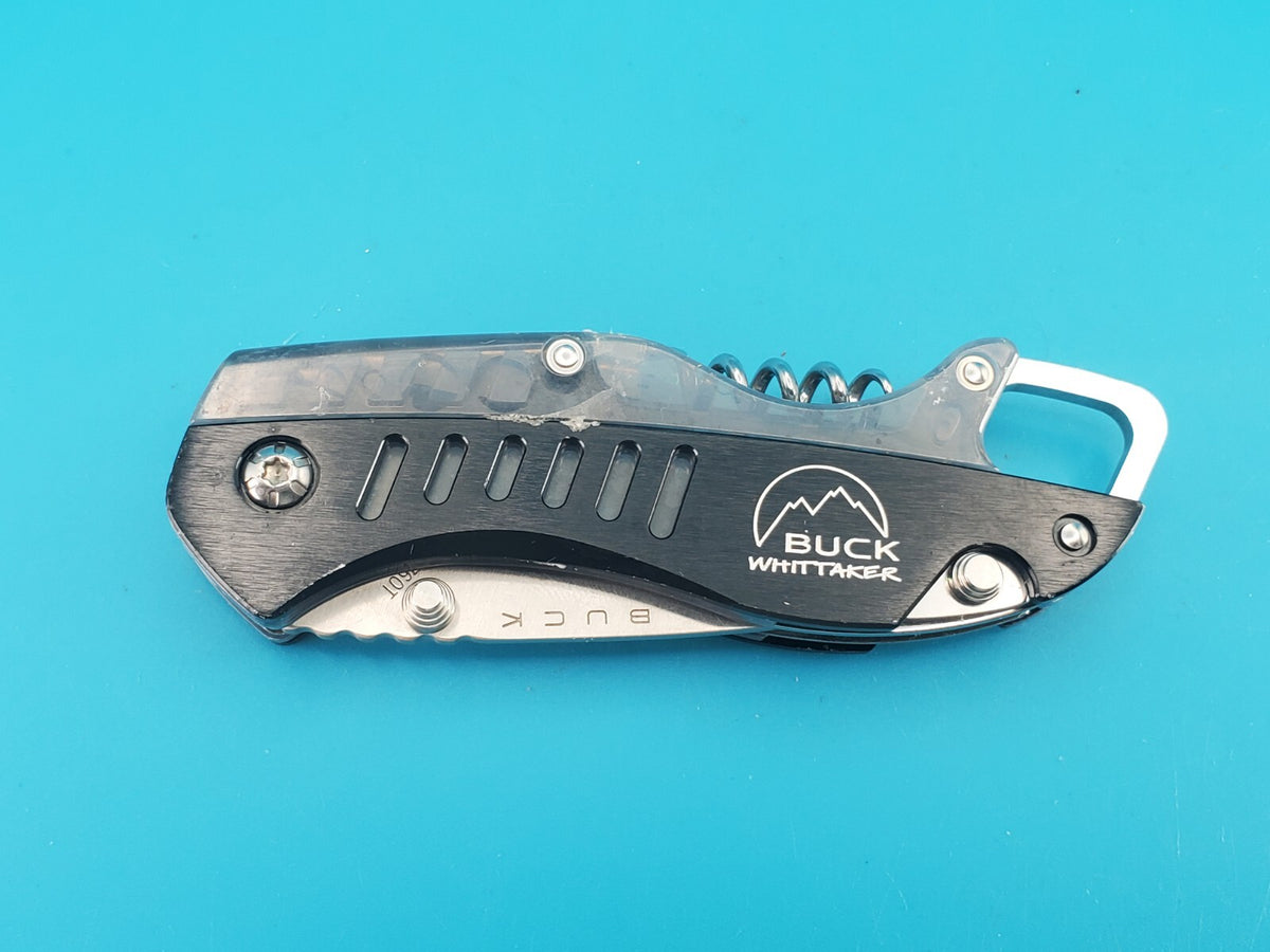 Buck Whittaker 760T Folding Pocket Knife Multi Tool Corkscrew